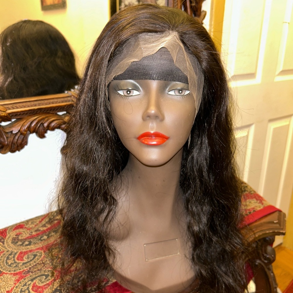 Elegant Black Lace Front Wig